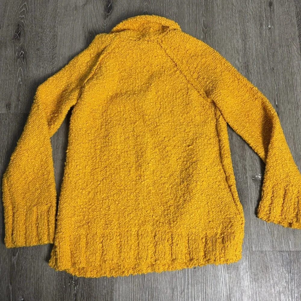 MOTH‎ Anthropologie Juliette Women's S Marigold Chunky Knit Turtleneck Sweater